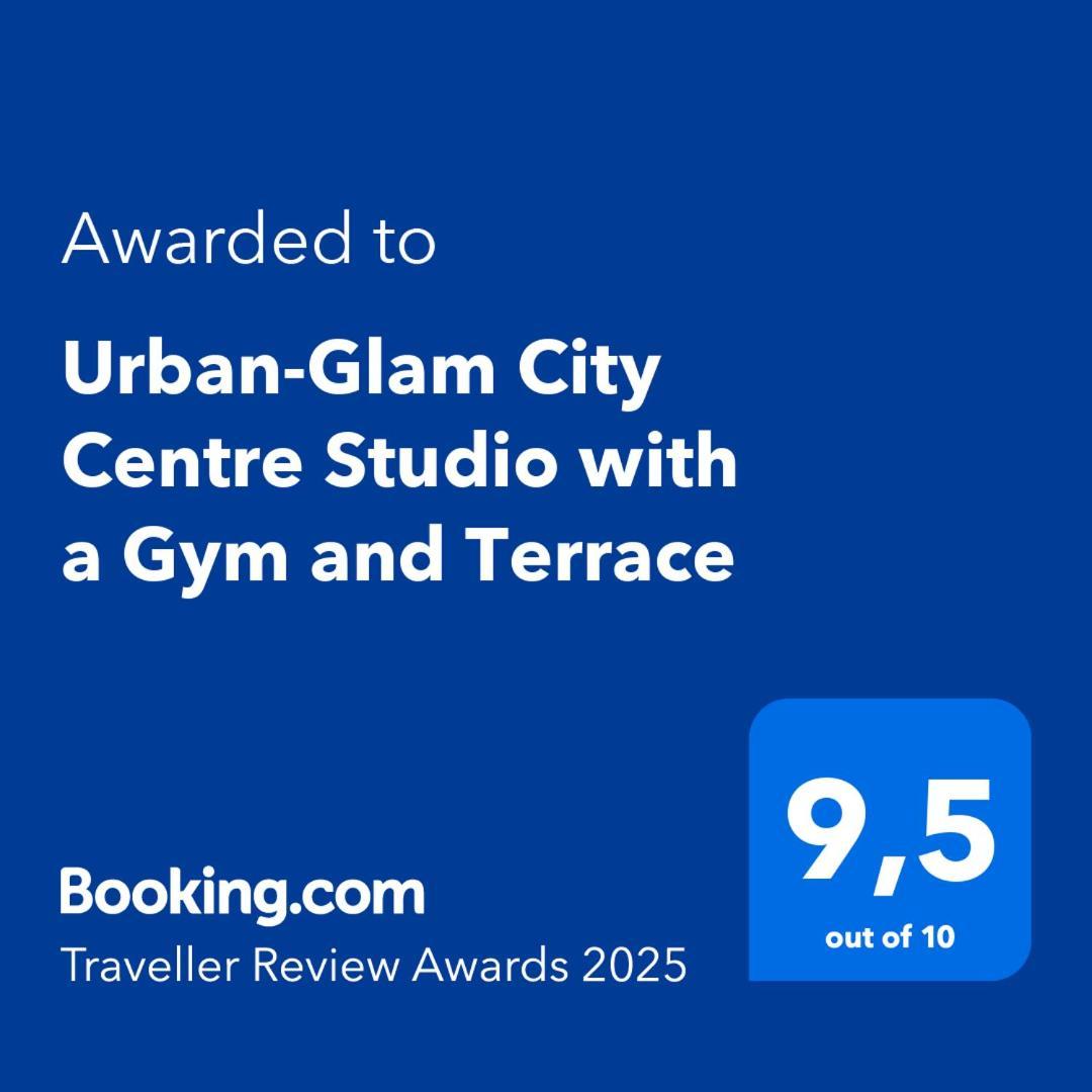 Urban-Glam City Centre Studio With A Gym And Terrace Reval Exterior foto